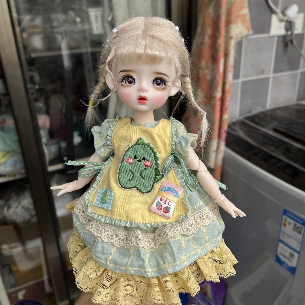 Búp Bê Mắt Thật 3D Có Khớp Nối 8.1 30cm Dễ Thương