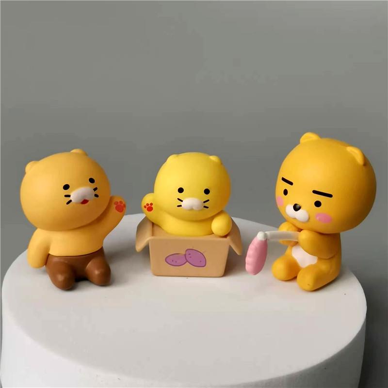 Số Lượng Lớn Bỏ Túi Gấu Đào Nhỏ mr. Mô Hình Sư Tử / Mèo Dễ Thương Dùng Trang Trí Bàn Làm Việc