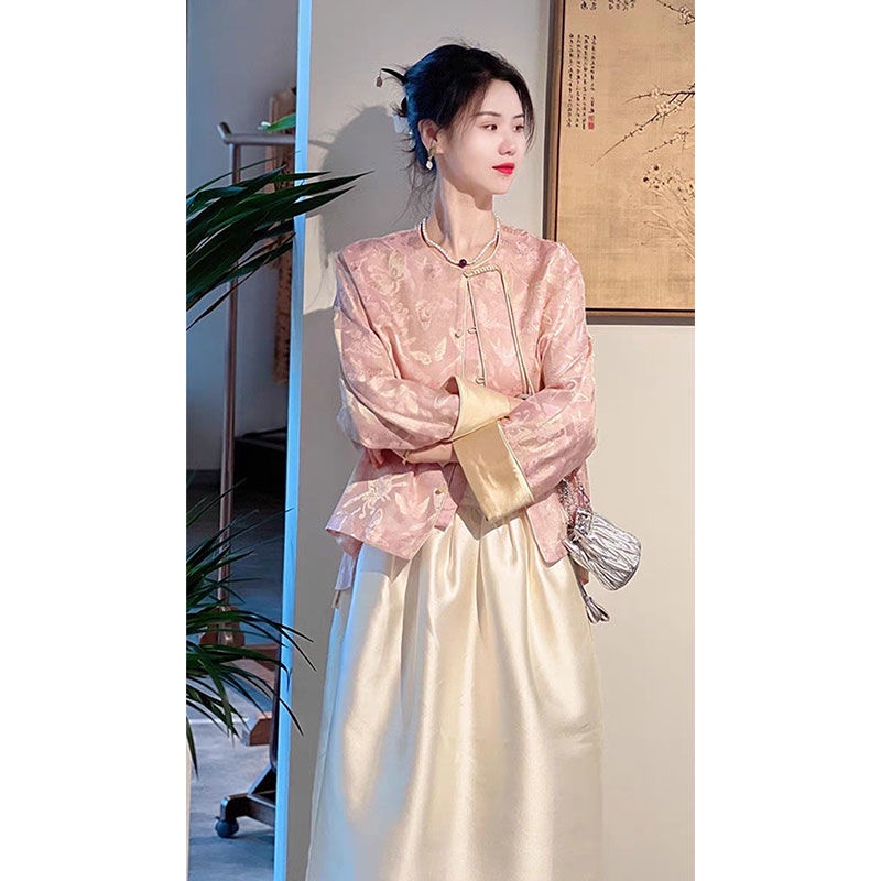 Bộ Trang Phục Hai Mảnh Cao Cấp Cảm Giác Lạnh Phong Cách Trung Hoa Mới 2023