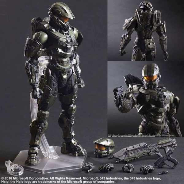 Mô Hình Nhân Vật Halo 5 Guardian PA Có Khớp Cử Động Không Giới Hạn Làm Quà Tặng Trang Trí