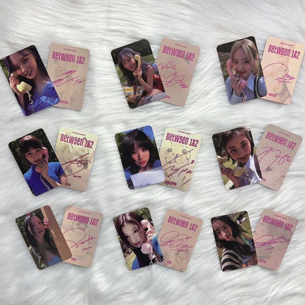 Hai Lần Từ 1 & 2 11 Thẻ Nhỏ Hai Lần Từ 1 & 2 mini 11 album zhou ziyu lin na4.12zpt