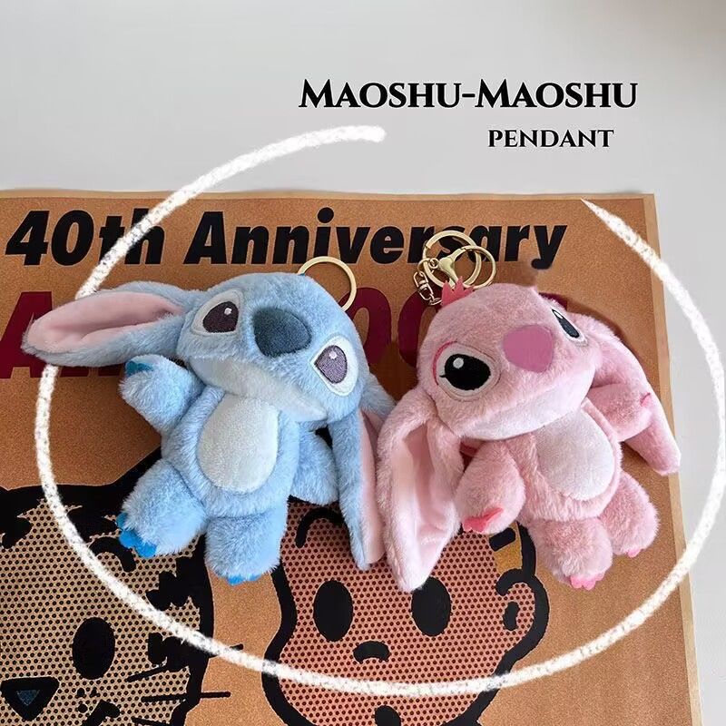 Móc Khóa Búp Bê Nhồi Bông Hình Stitch Dễ Thương