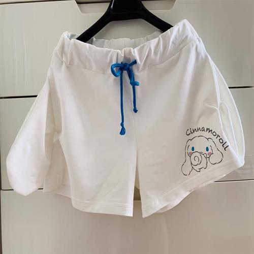 Quần Short Dáng Rộng In Hình Cún Yugui Vui Nhộn Thời Trang Cho Nam Và Nữ