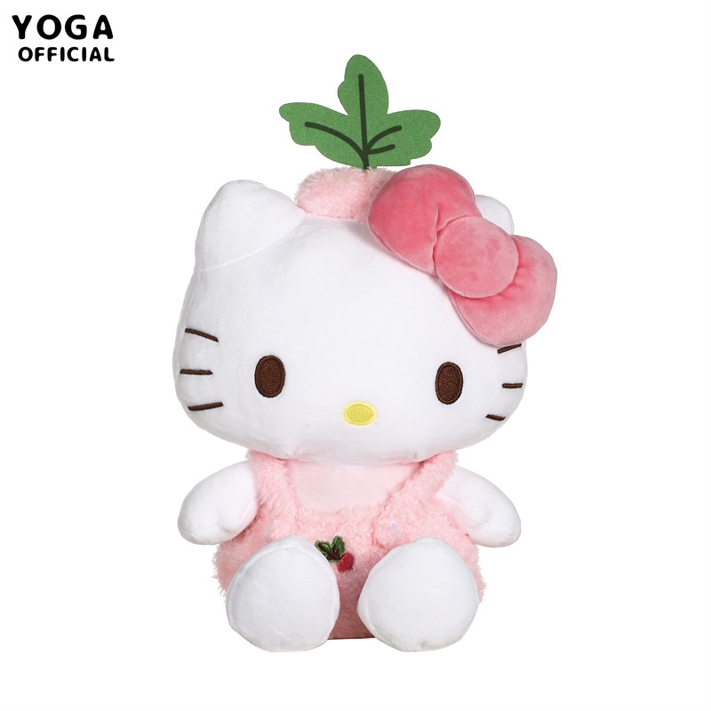 SANRIO Đồ chơi nhồi bông Hình Kuromi Hello Kitty Cinnamoroll Đáng Yêu Cho Bé