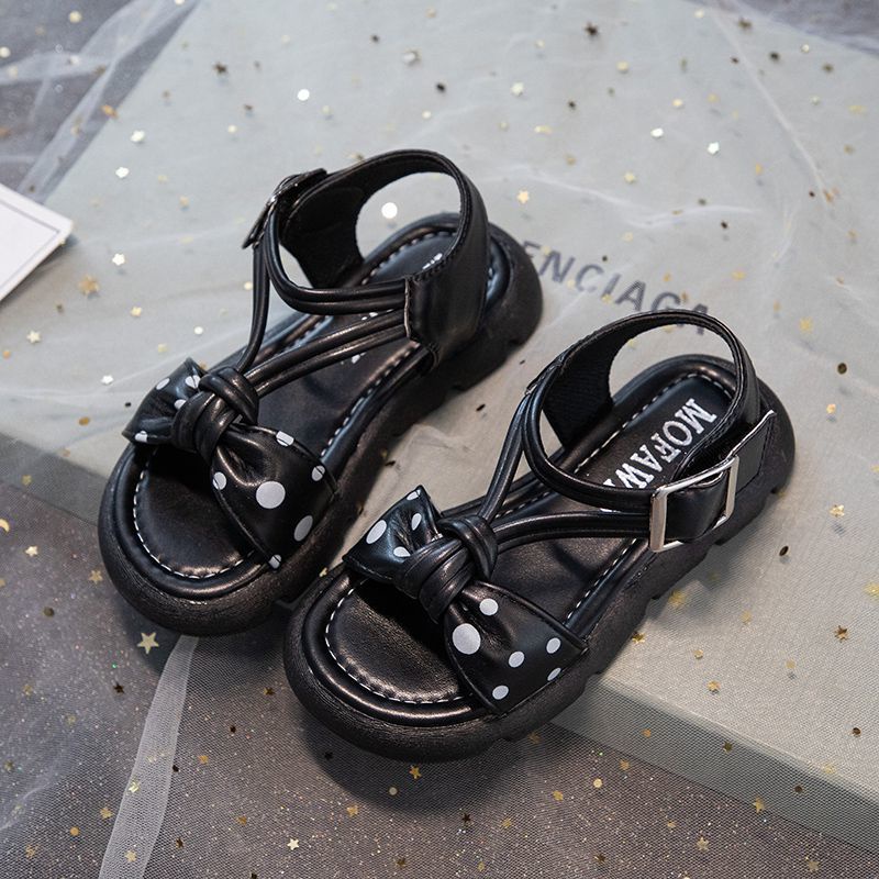 Giày Sandal Đế Mềm Phong Cách Công Chúa Thời Trang Đi Biển 2023 Cho Bé Gái