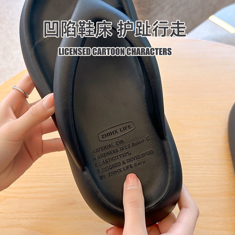 Dép Xỏ Ngón Đế Dày Chống Trượt Thời Trang Mùa Hè Dành Cho Nữ