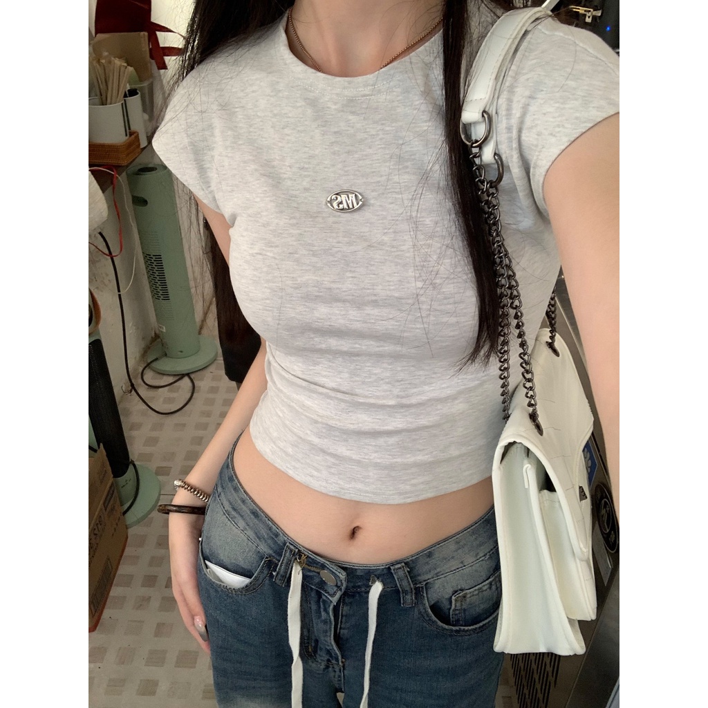 Áo Thun Ngắn Tay Trễ Vai Thời Trang Dành Cho Nữ
