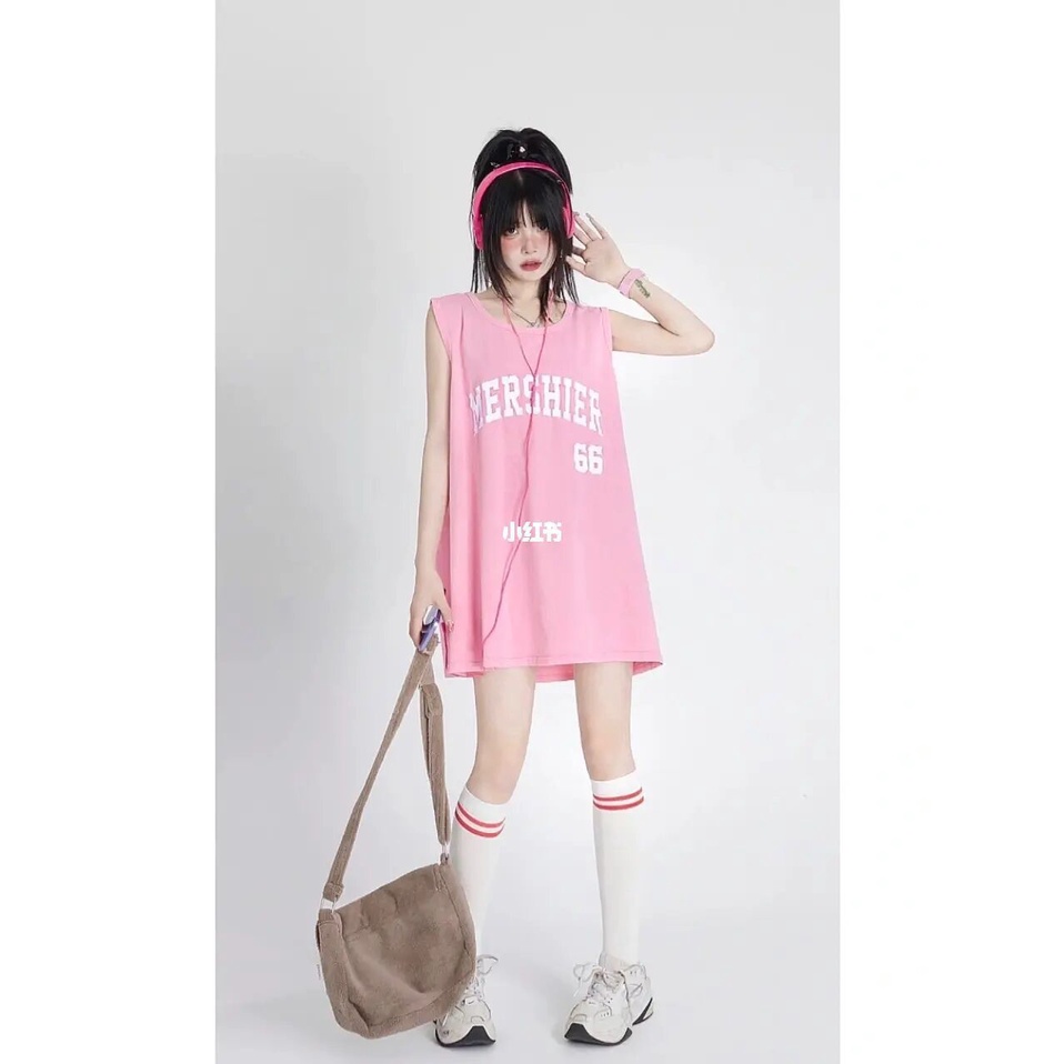 Áo Thun Thể Thao 100% Cotton Sát Nách Dáng Rộng Phong Cách Hip Hop Cá Tính