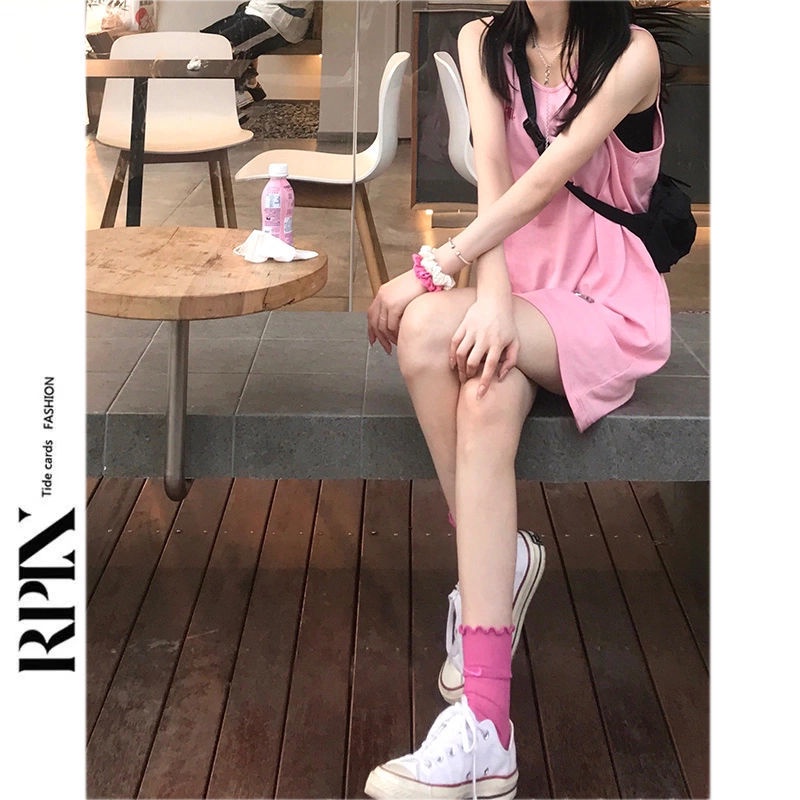 Áo Thun Thể Thao Không Tay 100% Cotton Thời Trang Mùa Hè Hàng Mới Dành Cho Bạn Nữ