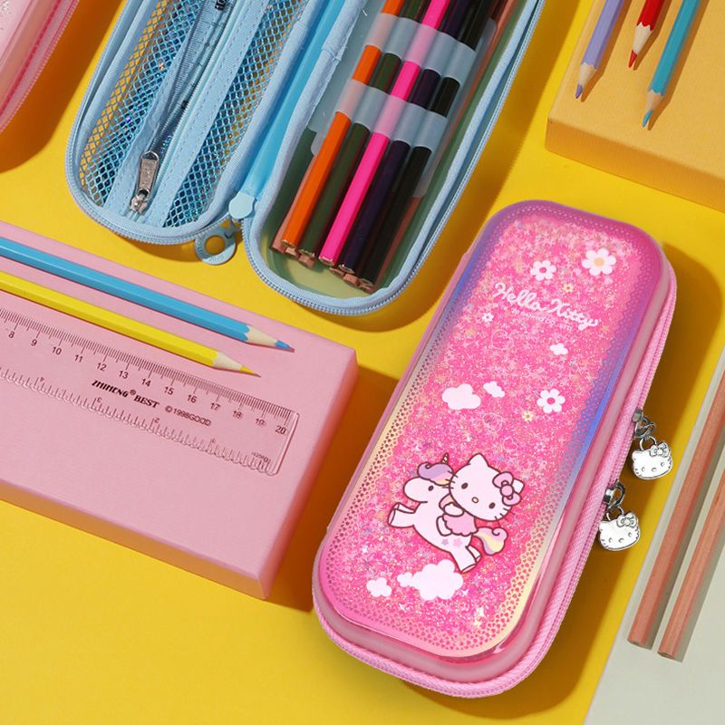 Hộp Đựng Bút Chì!Túi Đựng Bút Chì!Bóp Viết Cỡ Lớn Đính Kim Tuyến Lấp Lánh Dễ Thương Phong Cách Hàn Quốc Cho Bé Gái