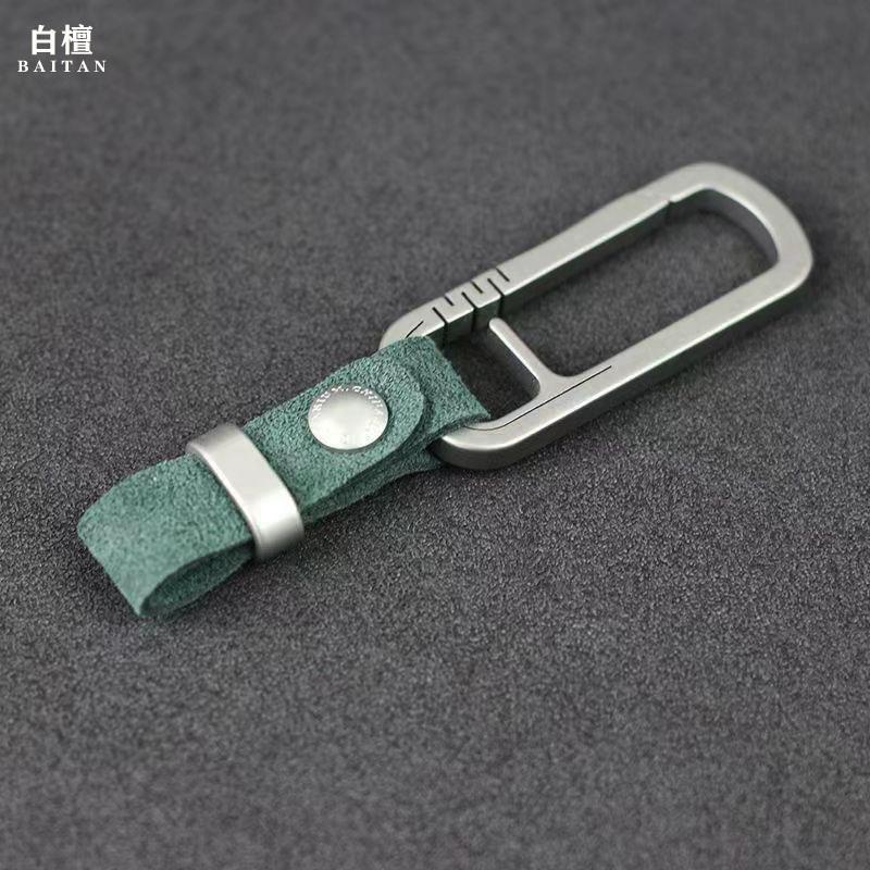 Móc Chìa Khóa Xe Hơi Titan Nguyên Chất 06379Z Chất Lượng Cao Cho Nam