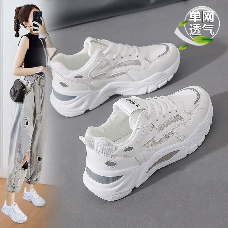 Giày Thể Thao Phối Lưới Thoáng Khí Phong Cách Mới Cho Nữ