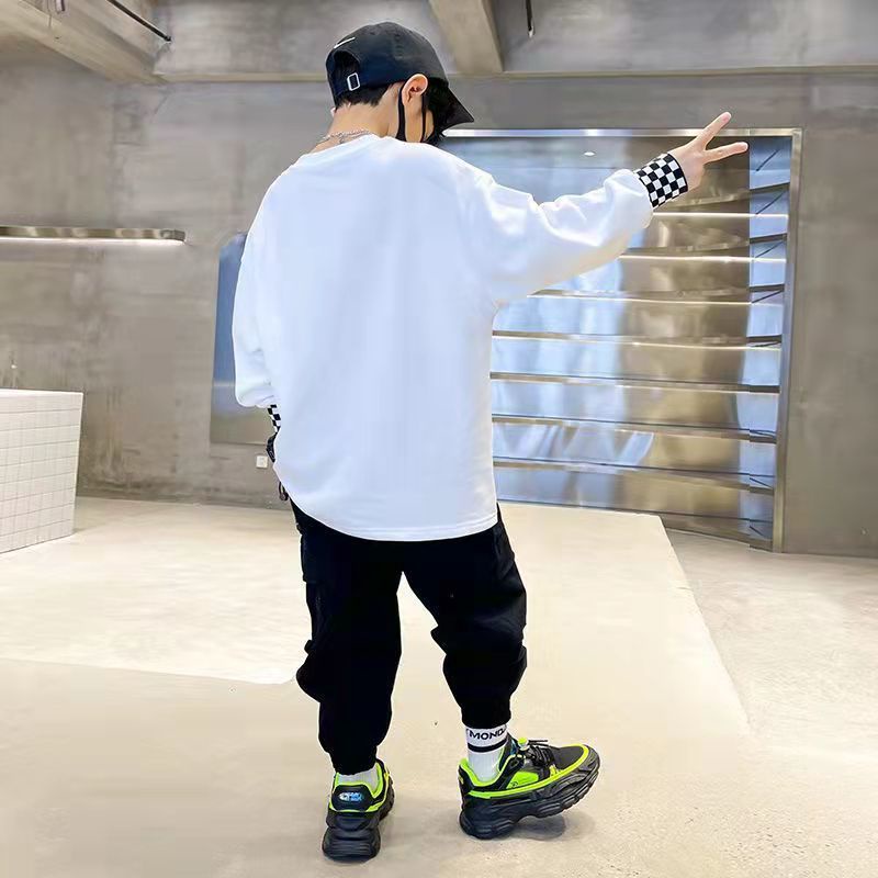 Áo Thun Dài Tay Phong Cách Mới 2024 Cho Bé Trai