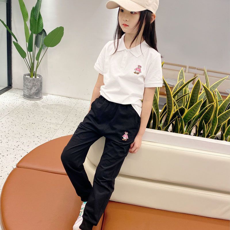 Hàng Mới Về Áo Thun POLO Tay Ngắn Phong Cách Mới 2023 Dành Cho Bé Gái