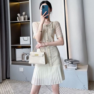 [fei Fanmei] dress women french high-end dress phụ nữ mùa hè phong cách mới năm nay phổ biến đẹp sang trọng váy nổi tiếng