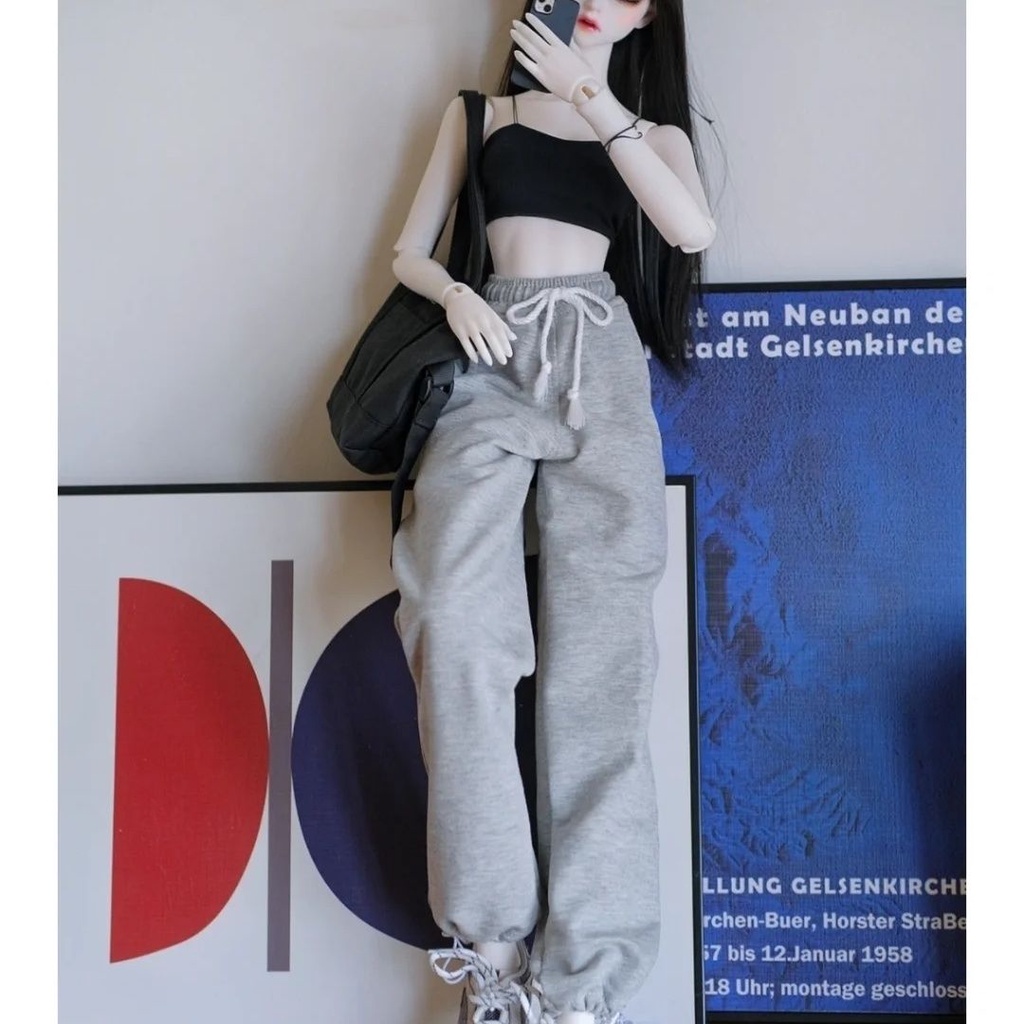 Quần áo trẻ em bjd 3 điểm 4 điểm 6 điểm big female suspenders quần thể thao xinyi supermodel quần áo trẻ em bjd 3 điểm 6 điểm big female suspenders quần thể thao xinyi supermodel 8.14