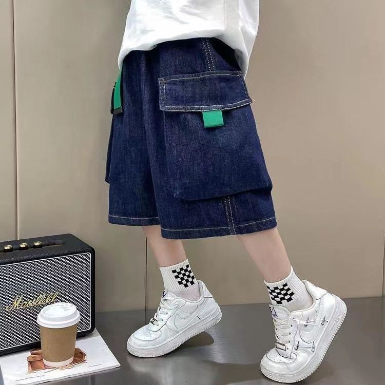 Quần Short denim Mỏng Phong Cách Mới Dành Cho Bé Trai