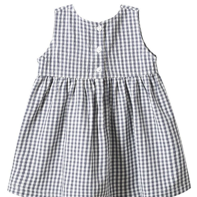 Đầm Không Tay Cổ Tròn Phong Cách Phương Tây Thời Trang Mùa Hè Mới 2023 Dành Cho Bé Gái