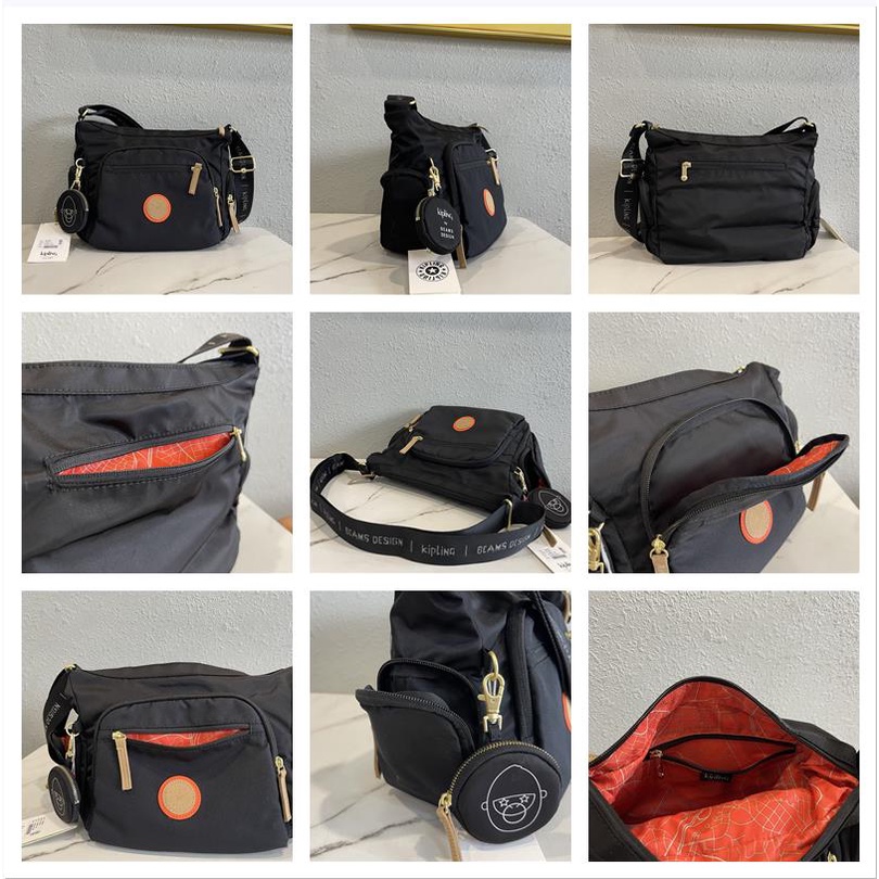 Kipling Ba Lô Du Lịch Đa Năng Màu Đen Phong Cách Nhật Bản Thời Trang Sức Chứa Lớn 1688