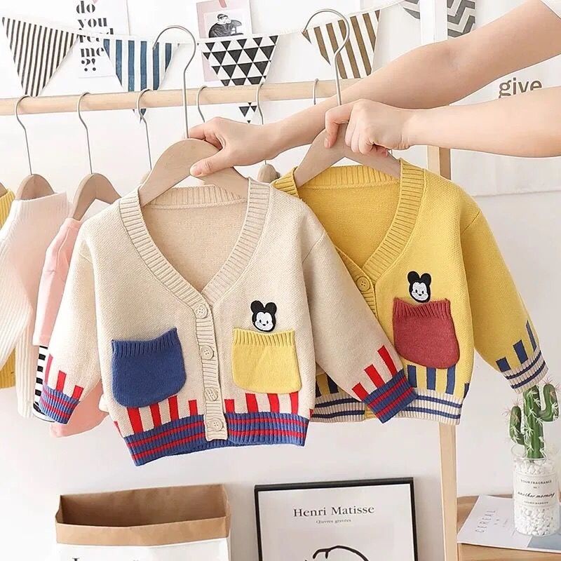 Áo Khoác cardigan Dệt Kim Cho Bé Trai Và Bé Gái