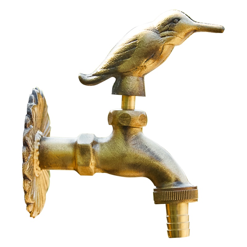 Vòi Nước Ngoài Trời 2319 shengxue Bằng Đồng Chống Đóng Băng Phong Cách retro