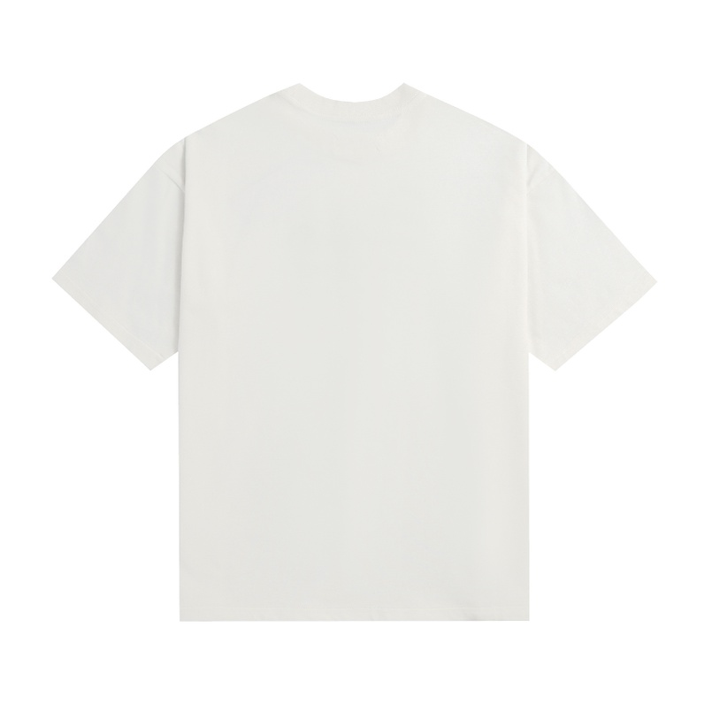 Áo Thun Tay Ngắn Cổ Tròn Bằng cotton Màu Sắc Thời Trang Đường Phố Dành Cho Nam Nữ