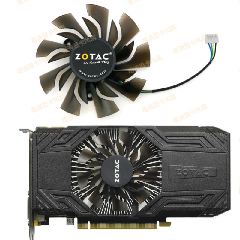 ZOTAC / ZOTAC GTX950-2GD5 GTX960-2GD5 ITX Thunder Phiên bản PA / PC Card đồ họa Quạt làm mát