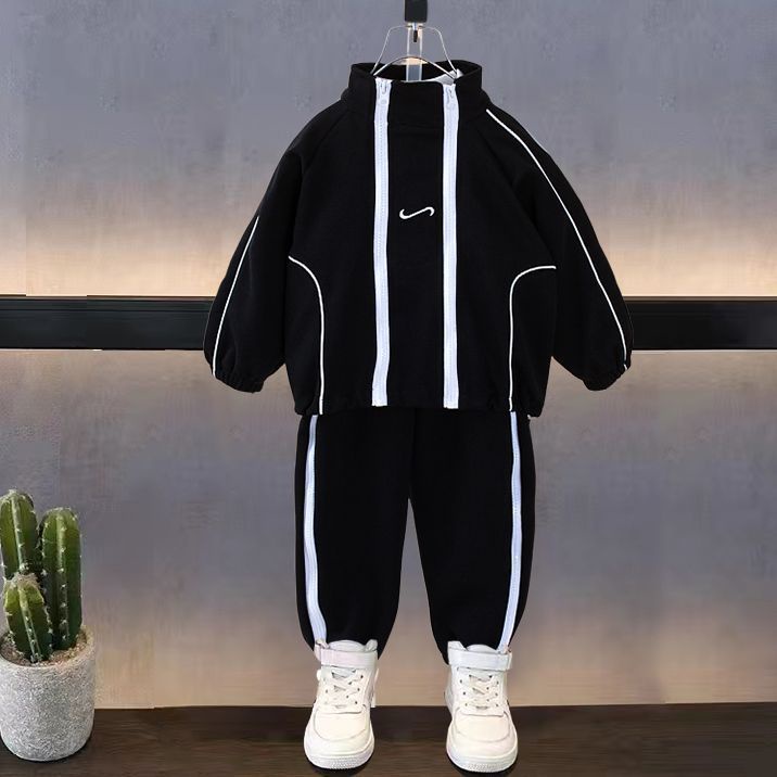 Set Đồ Thể Thao Hai Món Thời Trang Xuân Thu 2023 Cho Bé Trai