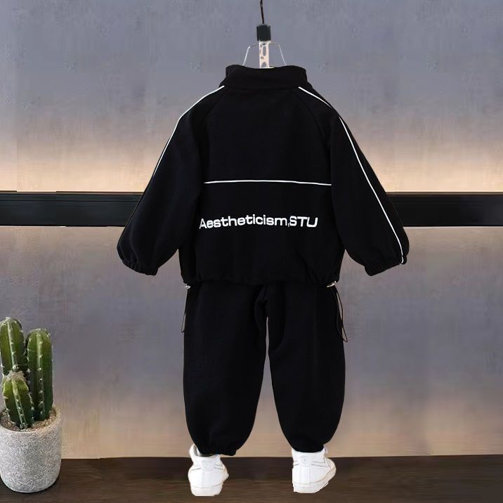 Set Đồ Thể Thao Hai Món Thời Trang Xuân Thu 2023 Cho Bé Trai