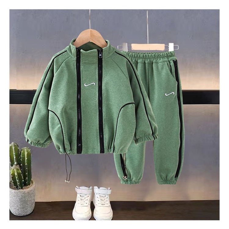 Set Đồ Thể Thao Hai Món Thời Trang Xuân Thu 2023 Cho Bé Trai