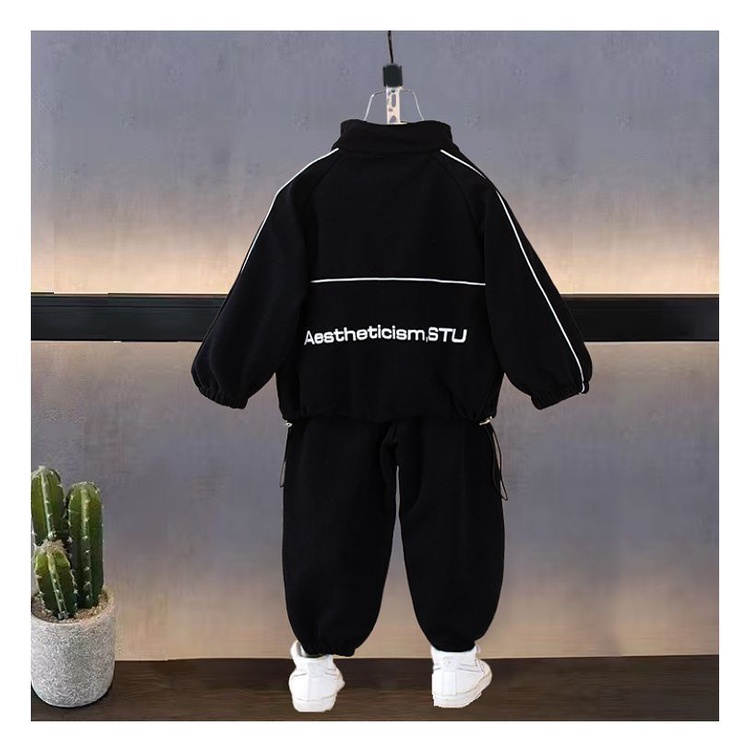 Set Đồ Thể Thao Hai Món Thời Trang Xuân Thu 2023 Cho Bé Trai