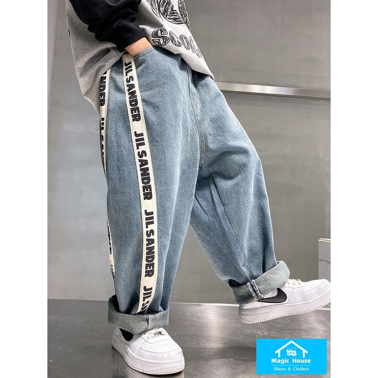 M & h ~  Quần Jean Dài Phong Cách Mới Cho Bé Trai