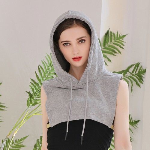 Cổ Áo Giả Có Mũ Giữ Ấm Đa Năng Thời Trang Thu Đông Cho Nam Nữ#0907