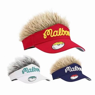 [Malbon] Phong Cách Mới Golf Hợp Thời Trang Mũ Tóc Giả Nam Nữ Thể Thao Ngoài Trời Phong Cách Thông Thường Mũ Định Hướng Mũ Chống Nắng Với Mũ Top MZ15 Phù Hợp Với WESX