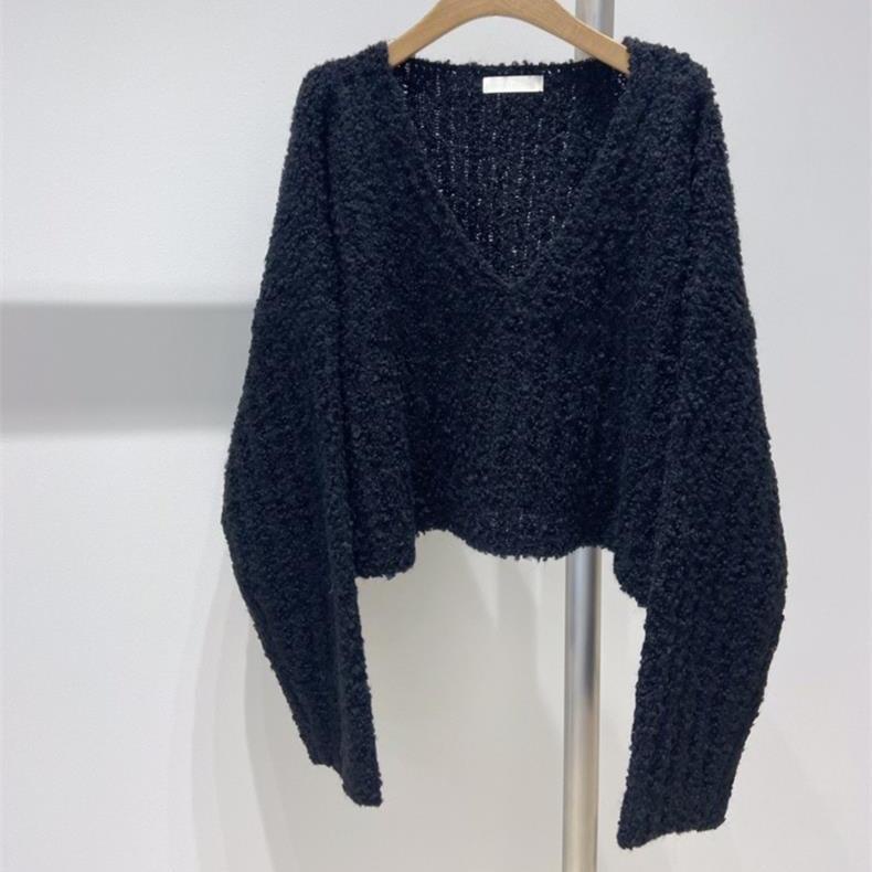 Áo sweater Chui Đầu Dáng Rộng Màu Trơn Thời Trang Thu Đông Hàn Quốc 2023