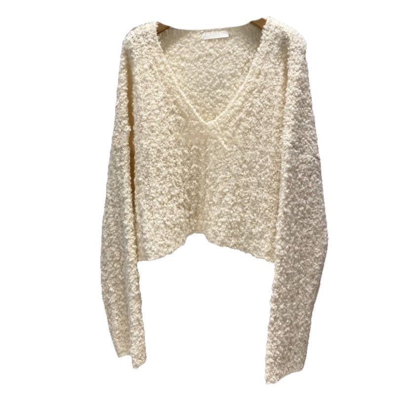 Áo sweater Chui Đầu Dáng Rộng Màu Trơn Thời Trang Thu Đông Hàn Quốc 2023