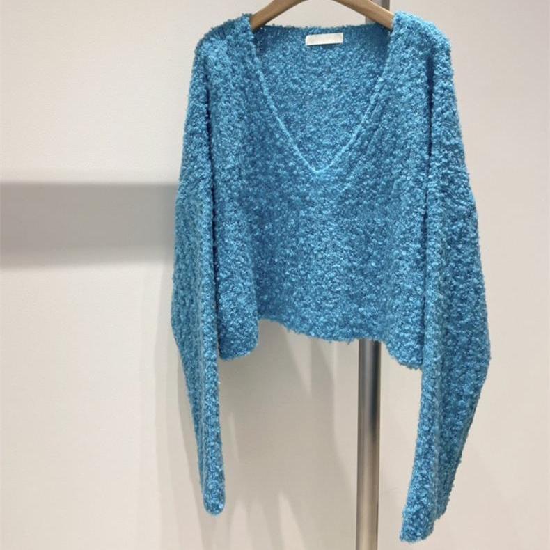 Áo sweater Chui Đầu Dáng Rộng Màu Trơn Thời Trang Thu Đông Hàn Quốc 2023