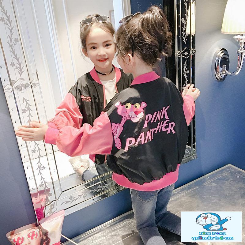 Áo Khoác Bóng Chày Phong Cách Hàn Quốc Thời Trang Xuân Thu Cho Bé Gái