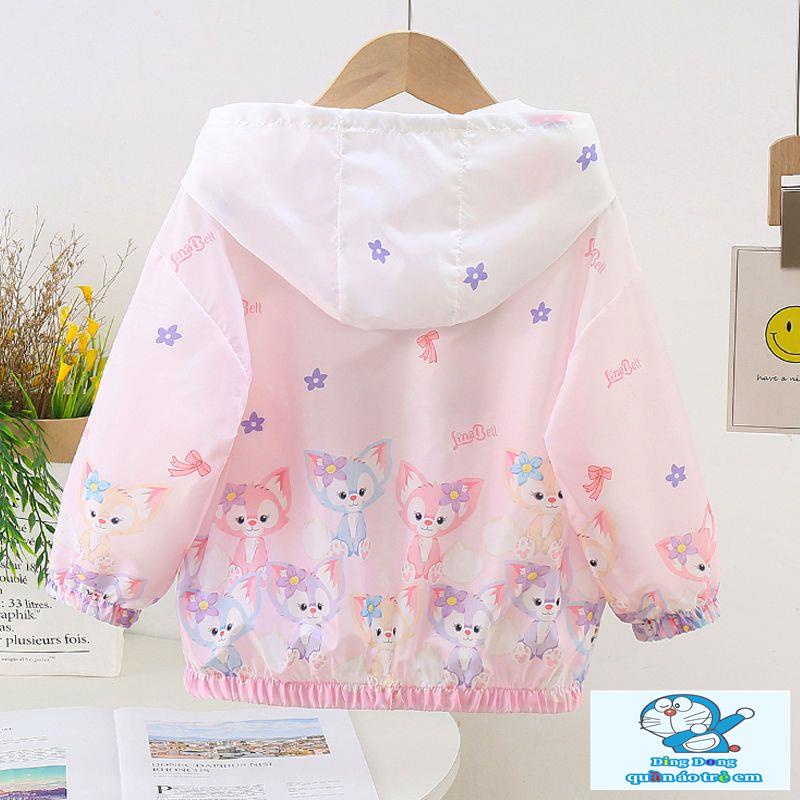~ Áo Khoác Chống Nắng Bằng Lụa Lạnh Mỏng Thoáng Khí Phong Cách Mới Mùa Hè Cho Bé Gái