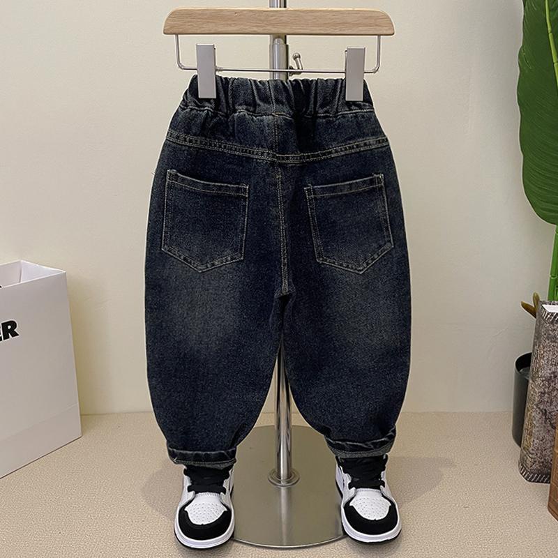 Quần Jean Rách Phong Cách Hàn Quốc Thời Trang Xuân Thu Cho Bé Trai