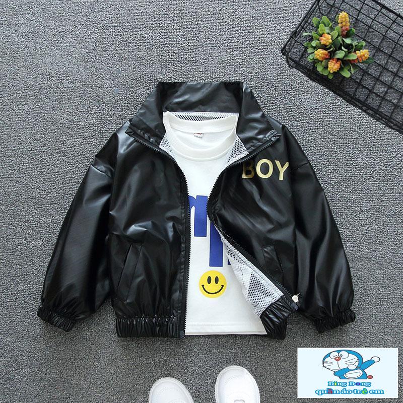 ~ Áo Khoác Bóng Chày Cỡ Vừa Thời Trang Xuân Thu Phong Cách Mới Cho Bé Trai