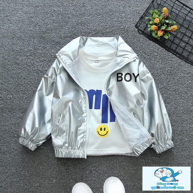 ~ Áo Khoác Bóng Chày Cỡ Vừa Thời Trang Xuân Thu Phong Cách Mới Cho Bé Trai