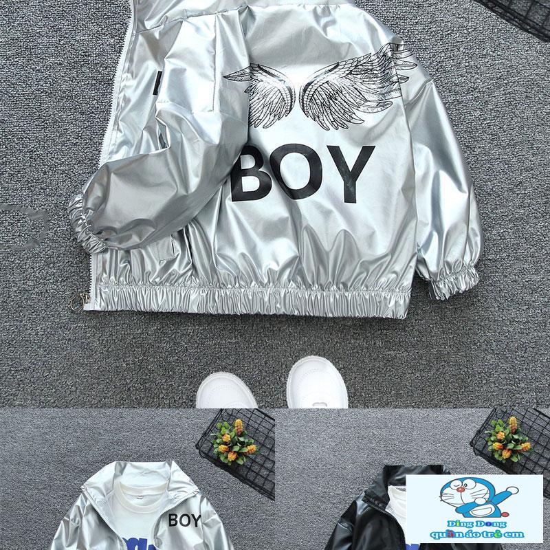 ~ Áo Khoác Bóng Chày Cỡ Vừa Thời Trang Xuân Thu Phong Cách Mới Cho Bé Trai