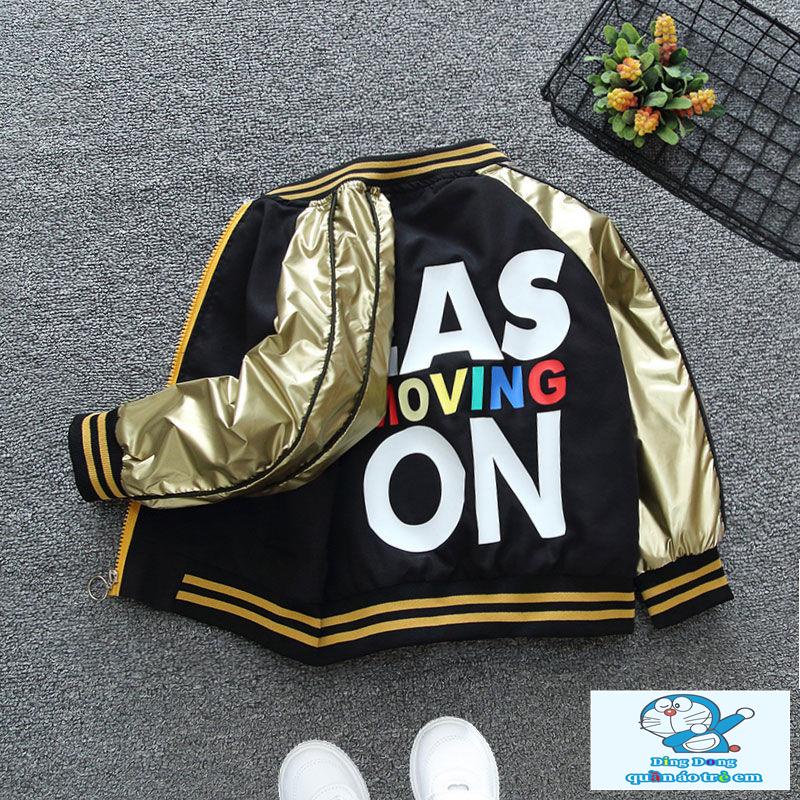 Áo Khoác Dáng Ngắn Vừa Vặn Thời Trang Xuân Thu Kiểu Mới Cho Bé Trai  ~ Áo Khoác Nam