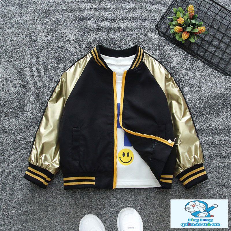 Áo Khoác Dáng Ngắn Vừa Vặn Thời Trang Xuân Thu Kiểu Mới Cho Bé Trai  ~ Áo Khoác Nam