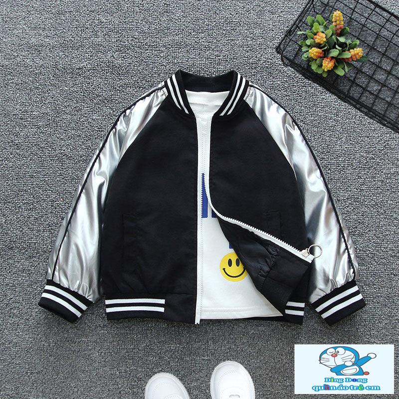 Áo Khoác Dáng Ngắn Vừa Vặn Thời Trang Xuân Thu Kiểu Mới Cho Bé Trai  ~ Áo Khoác Nam