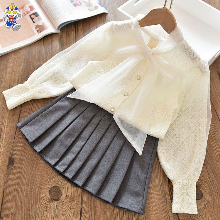 Áo Sơ Mi Tay Dài Phong Cách Công Chúa Thời Trang Xuân Thu Mới 2023 Dành Cho Bé Gái