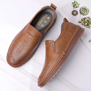 Giày Lười Da Đế Mềm Thời Trang Cho Nam