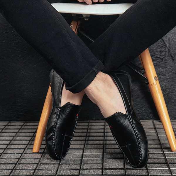 Giày Lười Da Phong Cách Hàn Quốc Thời Trang Xuân Hè 2023