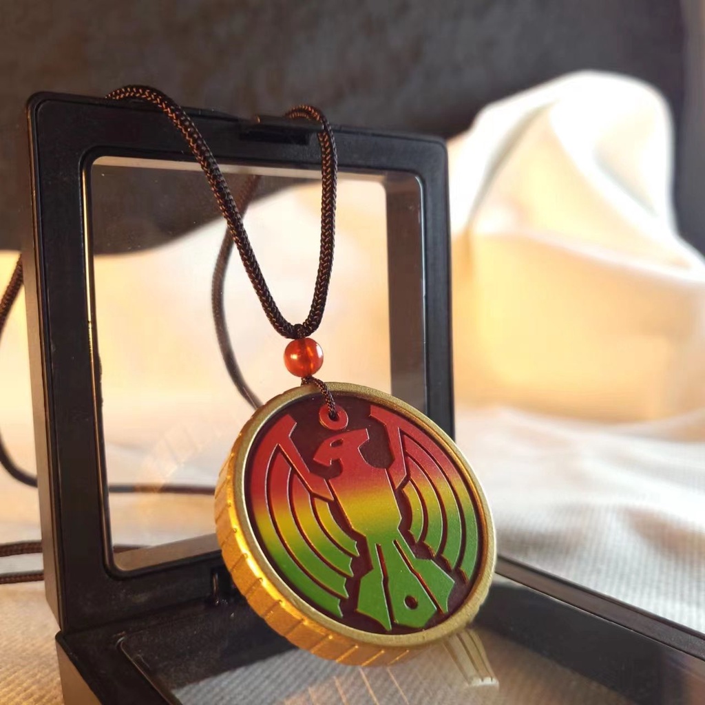 Ete Dây Chuyền Mặt Đồng Xu Vĩnh Cửu Chim Đại Bàng kamen ooo Trong Nhà oz ete Vĩnh Cửu Không Chip